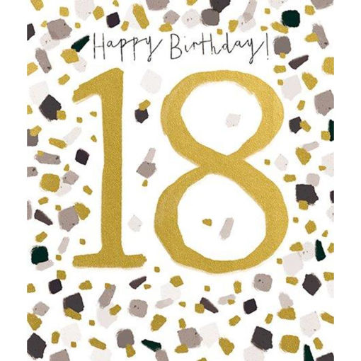 Picture of HAPPY BIRTHDAY 18 CARD